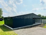 Garáž Premium 12m x 6m s vedľajšou miestnosťou a verandou