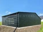 Garáž Premium 12m x 6m s vedľajšou miestnosťou a verandou