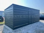 Prístrešok na smetné nádoby 3m x 2m so sedlovou strechou