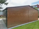 Dvojgaráž Premium 7m x 7m so sedlovou strechou