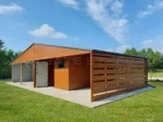 Garáž Premium 12m x 6m s vedľajšou miestnosťou a verandou