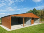 Garáž Premium 12m x 6m s vedľajšou miestnosťou a verandou